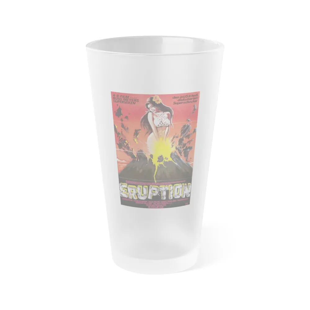 ERUPTION (SUPERVIXENS) 1975 Movie Poster - Frosted Pint Glass 16oz-16oz-Frosted-Go Mug Yourself