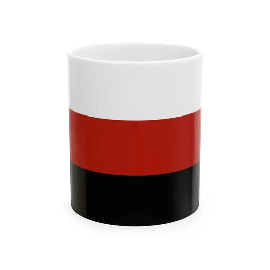 Erzya Flag (Russia) White Coffee Mug 11oz - Go Mug Yourself