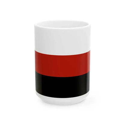 Erzya Flag (Russia) White Coffee Mug 15oz - Go Mug Yourself