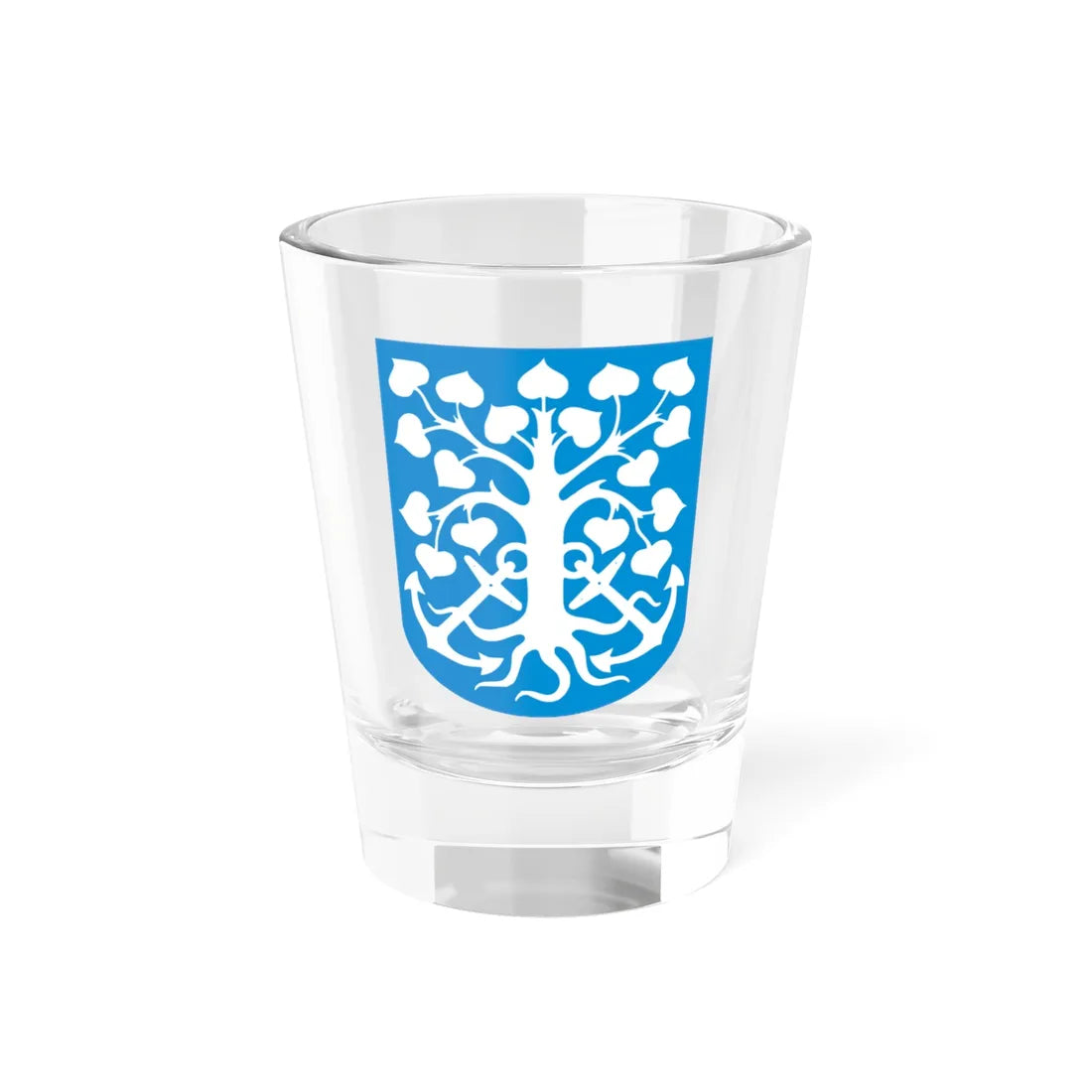 Esbjerg Kommune coa (Denmark) (Coat of Arms) Shot Glass 1.5oz 1.5oz - Go Mug Yourself