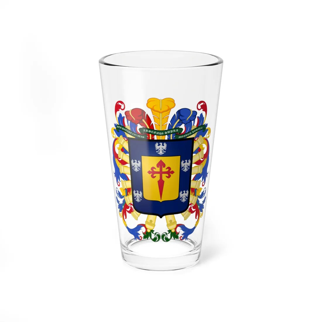 ESC-L-Libertador (Venezuela) (Coat of Arms) Pint Glass 16oz 16oz - Go Mug Yourself