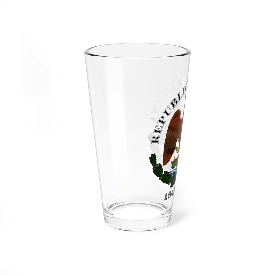 Esc Mex 1846 a 1879 Rep Mexicana (Mexico) (Coat of Arms) Pint Glass 16oz - Go Mug Yourself