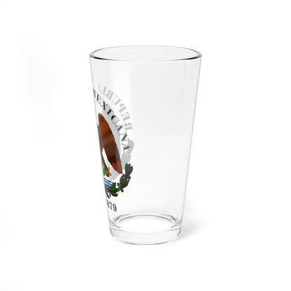 Esc Mex 1846 a 1879 Rep Mexicana (Mexico) (Coat of Arms) Pint Glass 16oz - Go Mug Yourself