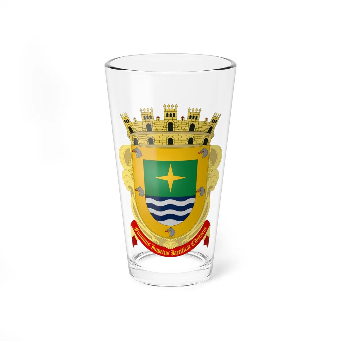 ESC-S-Cardenas (Venezuela) (Coat of Arms) Pint Glass 16oz 16oz - Go Mug Yourself