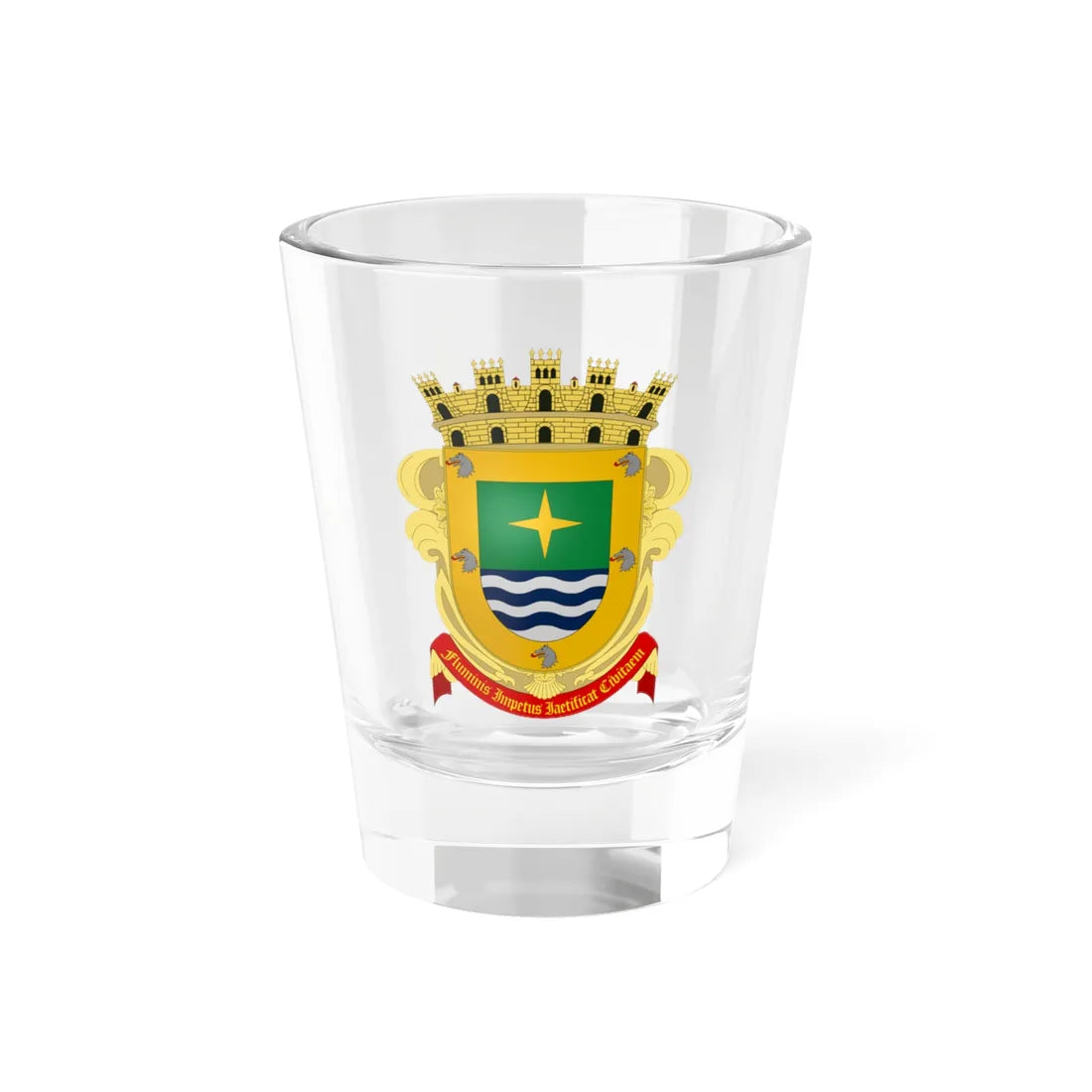 ESC-S-Cardenas (Venezuela) (Coat of Arms) Shot Glass 1.5oz 1.5oz - Go Mug Yourself