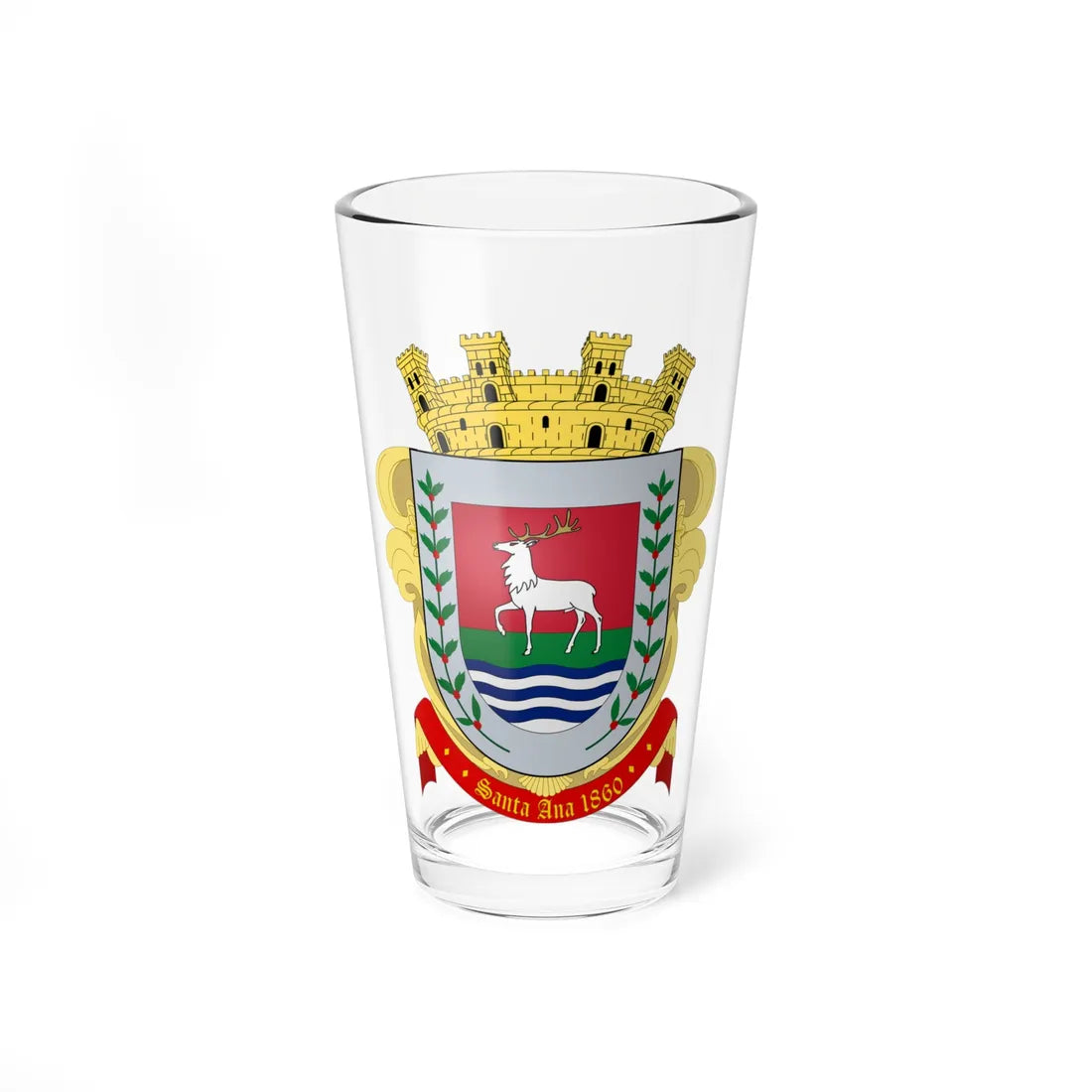 ESC-S-Cordoba (Venezuela) (Coat of Arms) Pint Glass 16oz 16oz - Go Mug Yourself