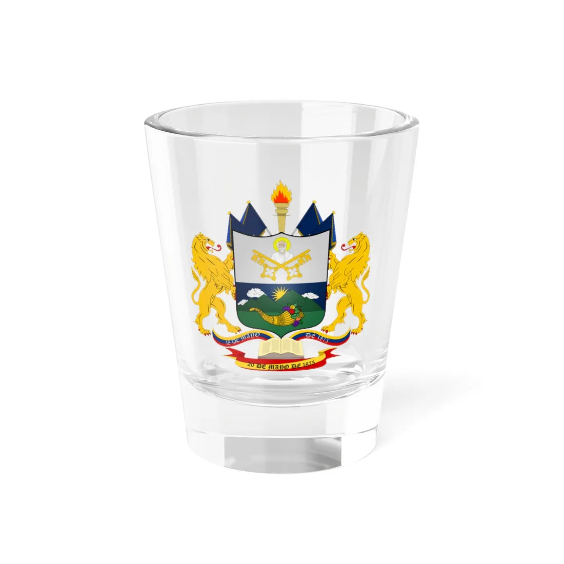 ESC-S-Independencia (Venezuela) (Coat of Arms) Shot Glass 1.5oz - Go Mug Yourself