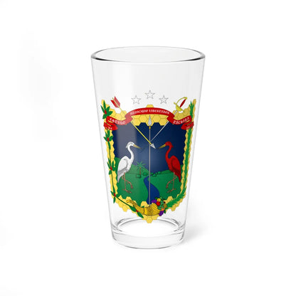ESC-S-Libertador (Venezuela) (Coat of Arms) Pint Glass 16oz 16oz - Go Mug Yourself