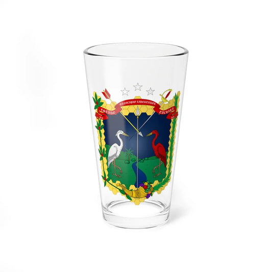 ESC-S-Libertador (Venezuela) (Coat of Arms) Pint Glass 16oz 16oz - Go Mug Yourself