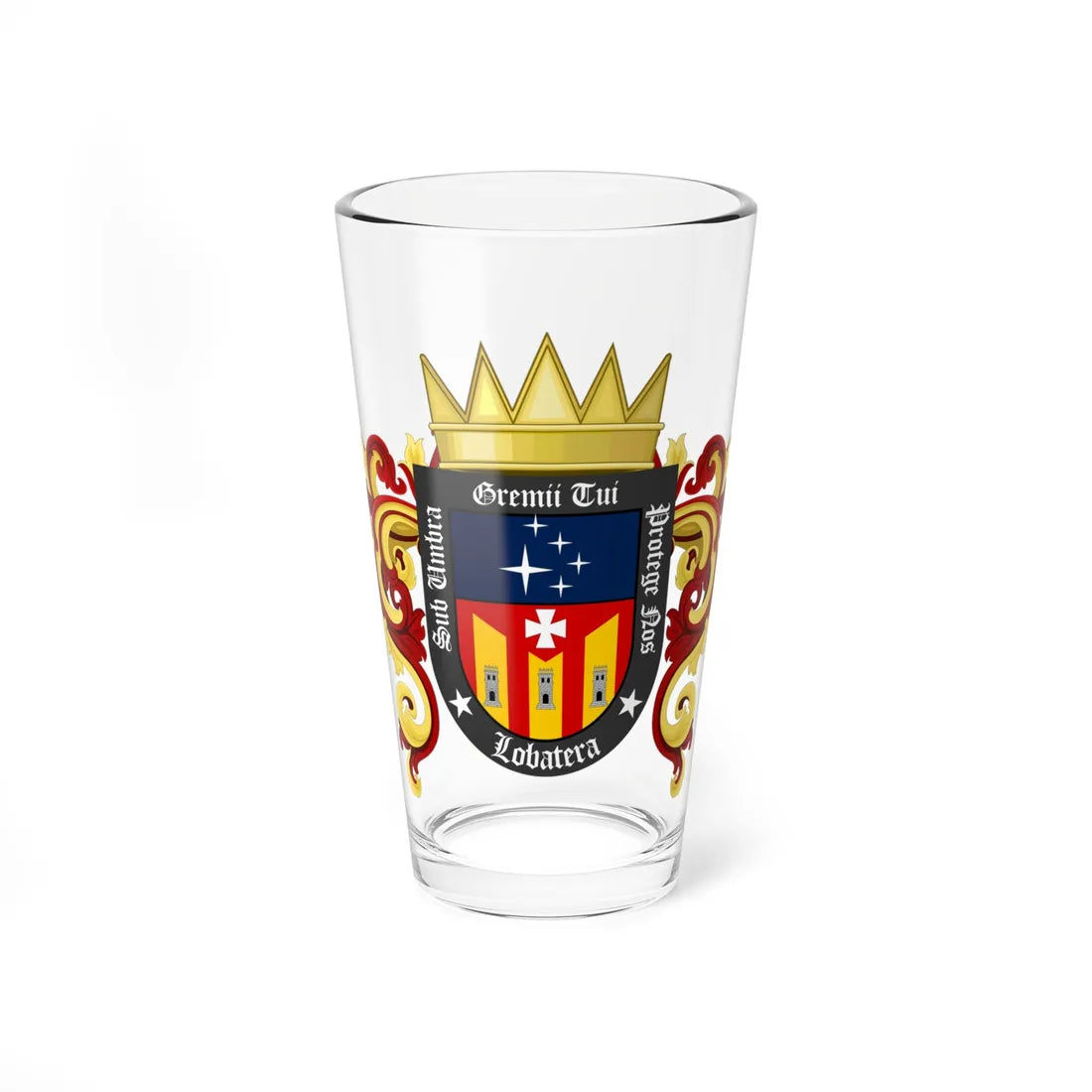 ESC-S-Lobatera (Venezuela) (Coat of Arms) Pint Glass 16oz 16oz - Go Mug Yourself