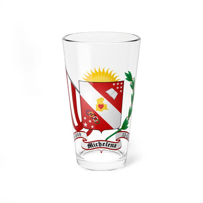 ESC-S-Michelena (Venezuela) (Coat of Arms) Pint Glass 16oz 16oz - Go Mug Yourself