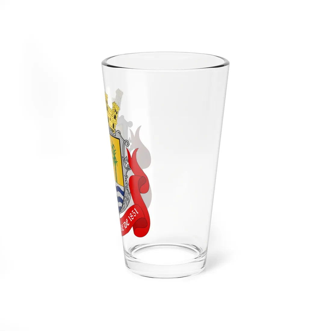 ESC-S-Pedro Maria Ureña (Venezuela) (Coat of Arms) Pint Glass 16oz - Go Mug Yourself