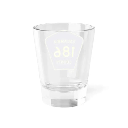 Escambia County 186 (Florida) (Road Sign) Shot Glass 1.5oz - Go Mug Yourself