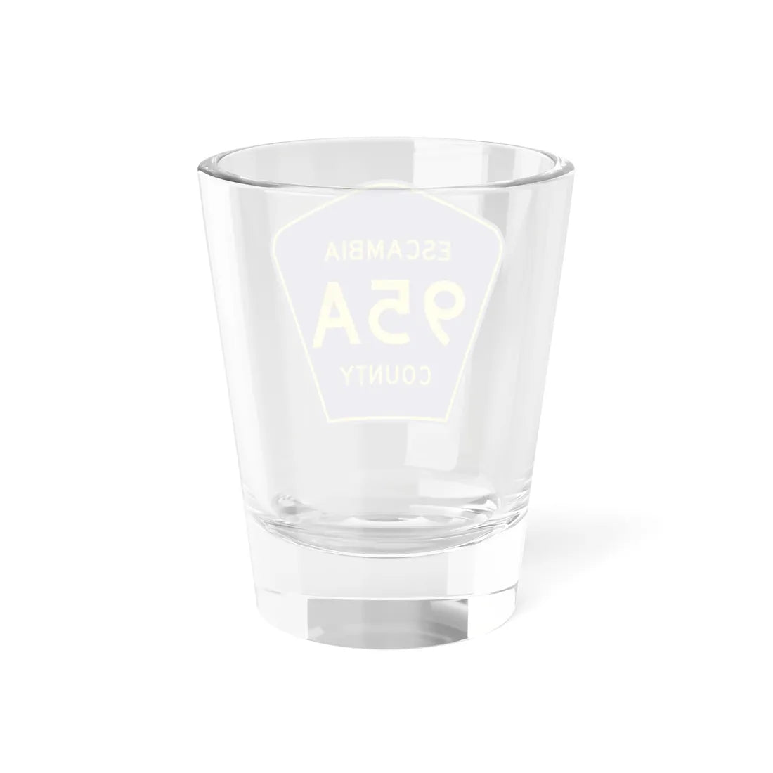 Escambia County 95A (Florida) (Road Sign) Shot Glass 1.5oz - Go Mug Yourself
