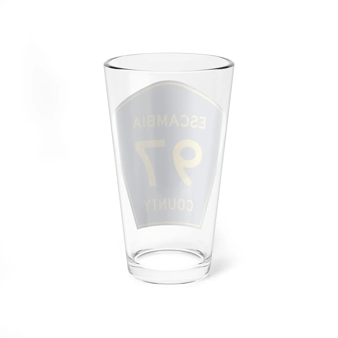Escambia County 97 (Florida) (Road Sign) Pint Glass 16oz - Go Mug Yourself