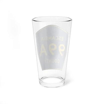 Escambia County 99A (Florida) (Road Sign) Pint Glss 16oz - Go Mug Yourself