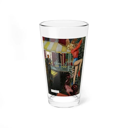 Escapade, The Saturday Evening Post illustration, 1949 - Pint Glass 16oz 16oz - Go Mug Yourself