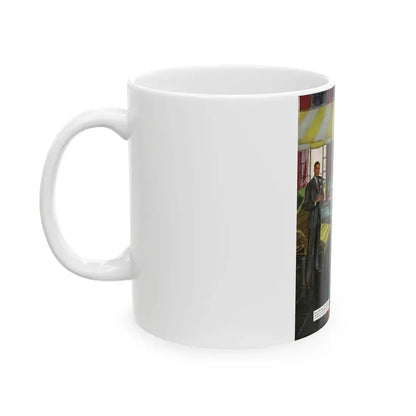 Escapade, The Saturday Evening Post illustration, 1949 - White Coffee Mug - Go Mug Yourself