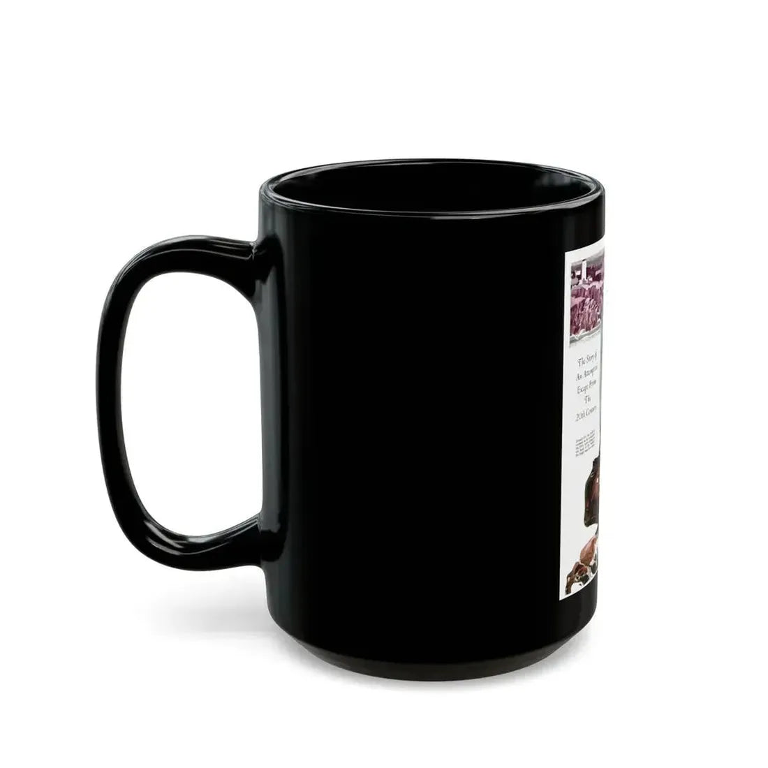 Escape, 1933 - Black Coffee Mug - Go Mug Yourself