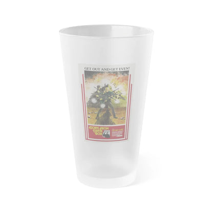 ESCAPE FROM DEATH ROW 1973 Movie Poster - Frosted Pint Glass 16oz-16oz-Frosted-Go Mug Yourself