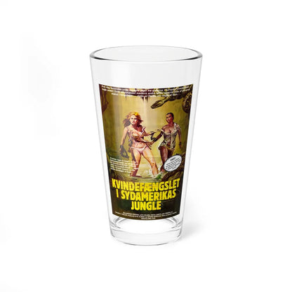 ESCAPE FROM HELL (DANISH) 1980 Movie Poster - Pint Glass 16oz-16oz-Go Mug Yourself