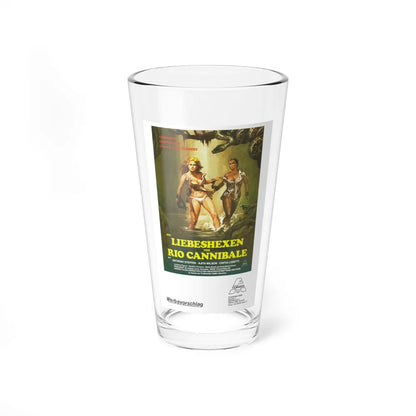 ESCAPE FROM HELL (GERMAN) 1980 Movie Poster - Pint Glass 16oz-16oz-Go Mug Yourself