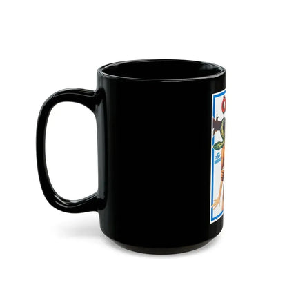 ESCAPE FROM HELL (TURKISH) 1980 Movie Poster - Black Coffee Mug - Go Mug Yourself