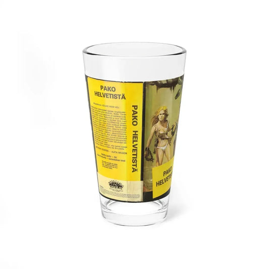 ESCAPE FROM HELL (VHS COVER) Pint Glass 16oz 16oz - Go Mug Yourself