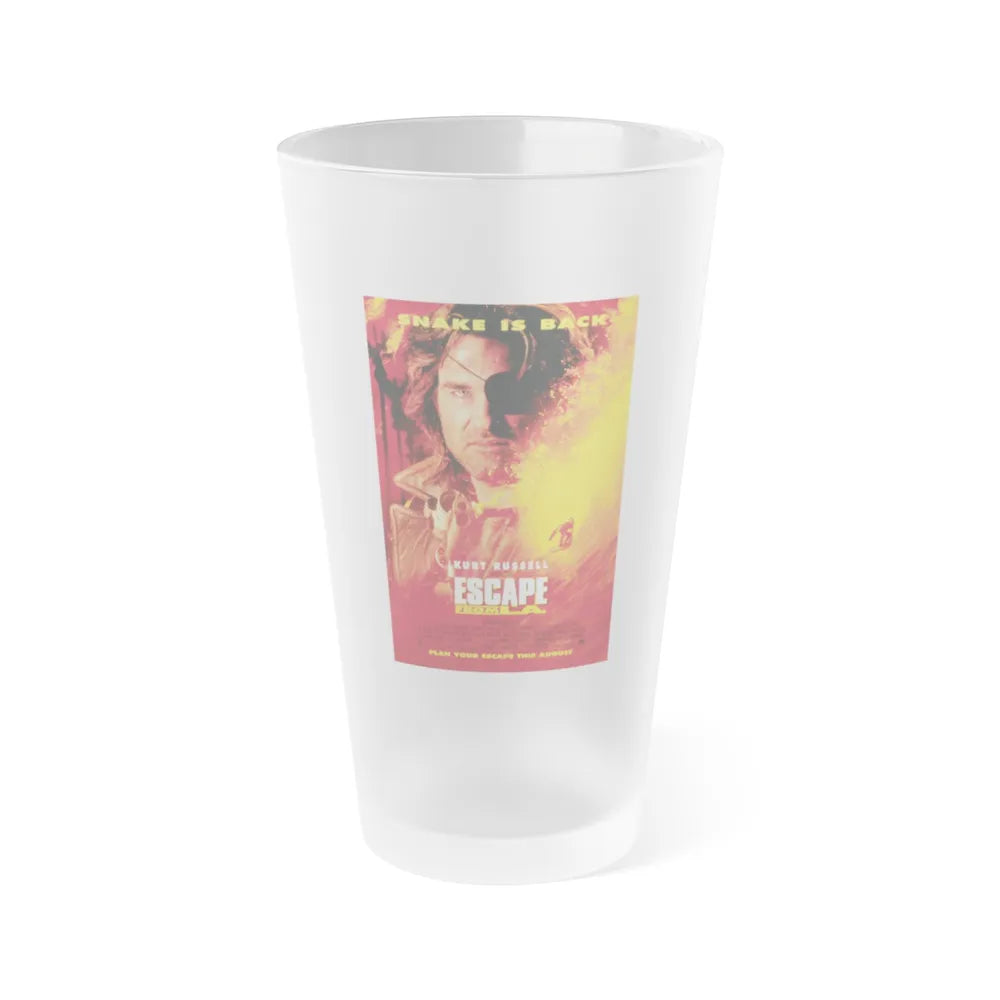 ESCAPE FROM L.A. 1996 Movie Poster - Frosted Pint Glass 16oz-16oz-Frosted-Go Mug Yourself