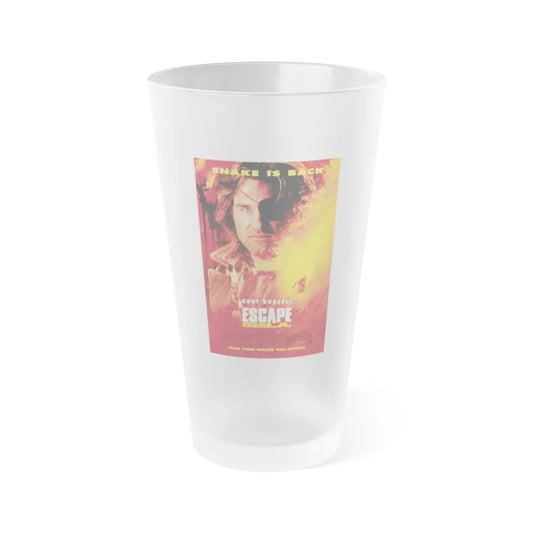 ESCAPE FROM L.A. 1996 Movie Poster - Frosted Pint Glass 16oz-16oz-Frosted-Go Mug Yourself