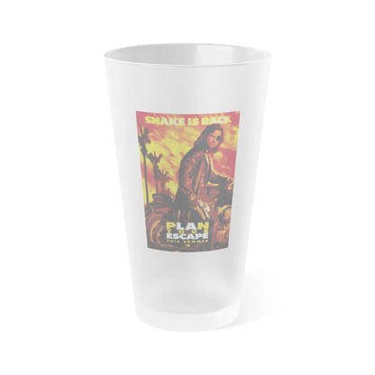 ESCAPE FROM L.A. (TEASER) 1996 Movie Poster - Frosted Pint Glass 16oz-16oz-Frosted-Go Mug Yourself