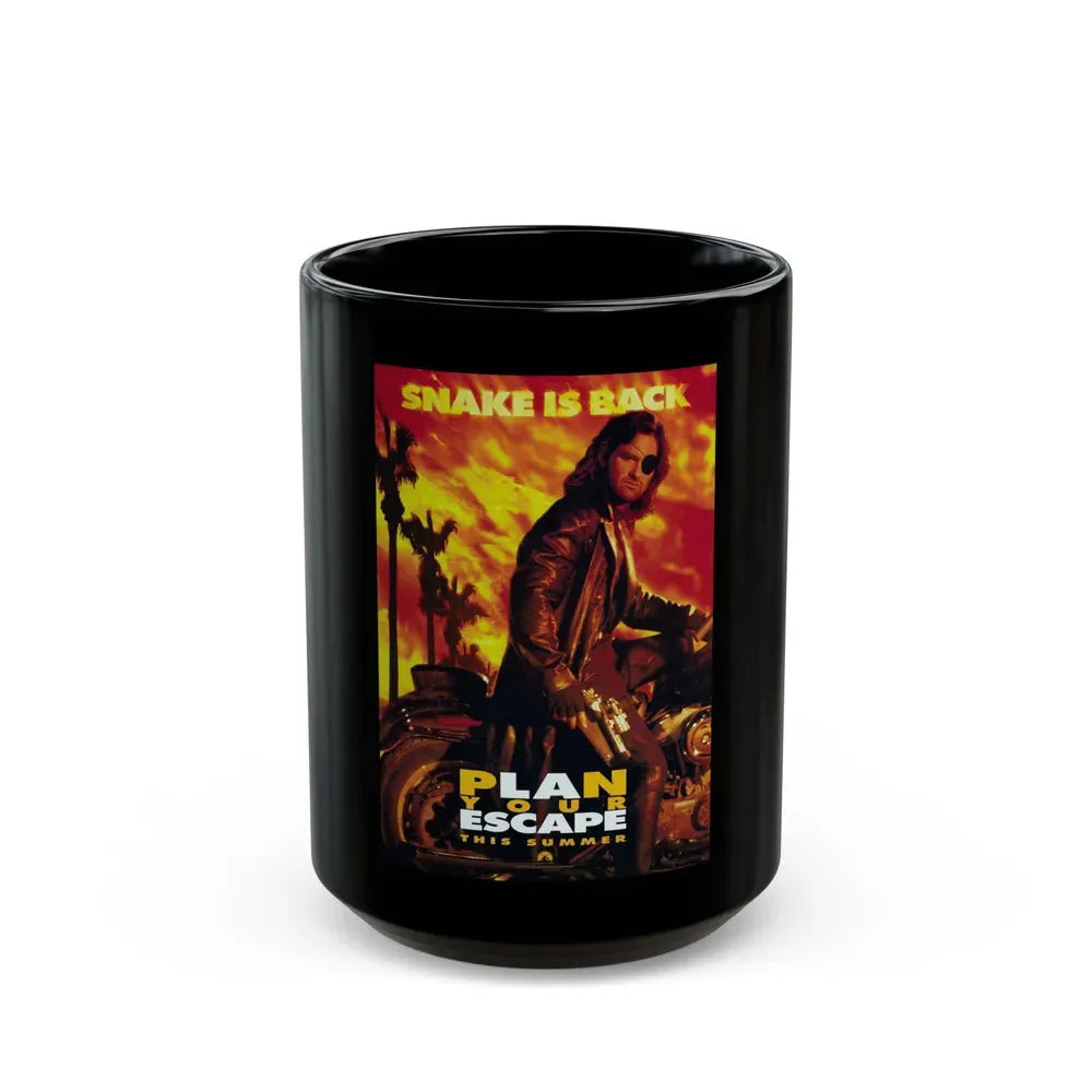 ESCAPE FROM L.A. (TEASER) 1996 Movie Poster - Black Coffee Mug 15oz - Go Mug Yourself