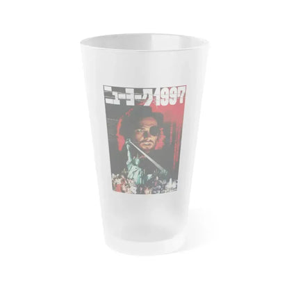 ESCAPE FROM NEW YORK (ASIAN) 2 1981 Movie Poster - Frosted Pint Glass 16oz 16oz Frosted - Go Mug Yourself