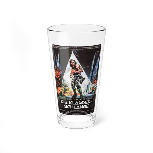 ESCAPE FROM NEW YORK (GERMAN) 2 1981 Movie Poster - Pint Glass 16oz-16oz-Go Mug Yourself