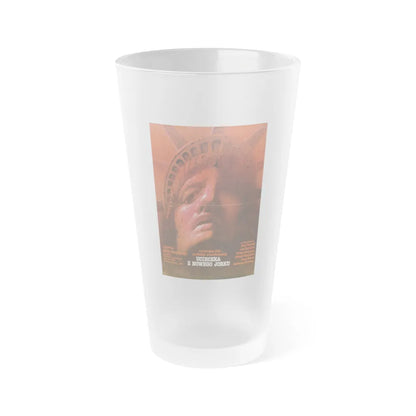 ESCAPE FROM NEW YORK (POLISH) 1981 Movie Poster - Frosted Pint Glass 16oz-16oz-Frosted-Go Mug Yourself