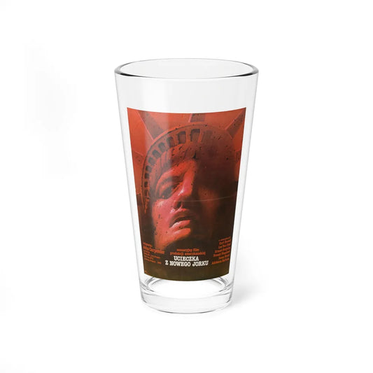 ESCAPE FROM NEW YORK (POLISH) 1981 Movie Poster - Pint Glass 16oz-16oz-Go Mug Yourself