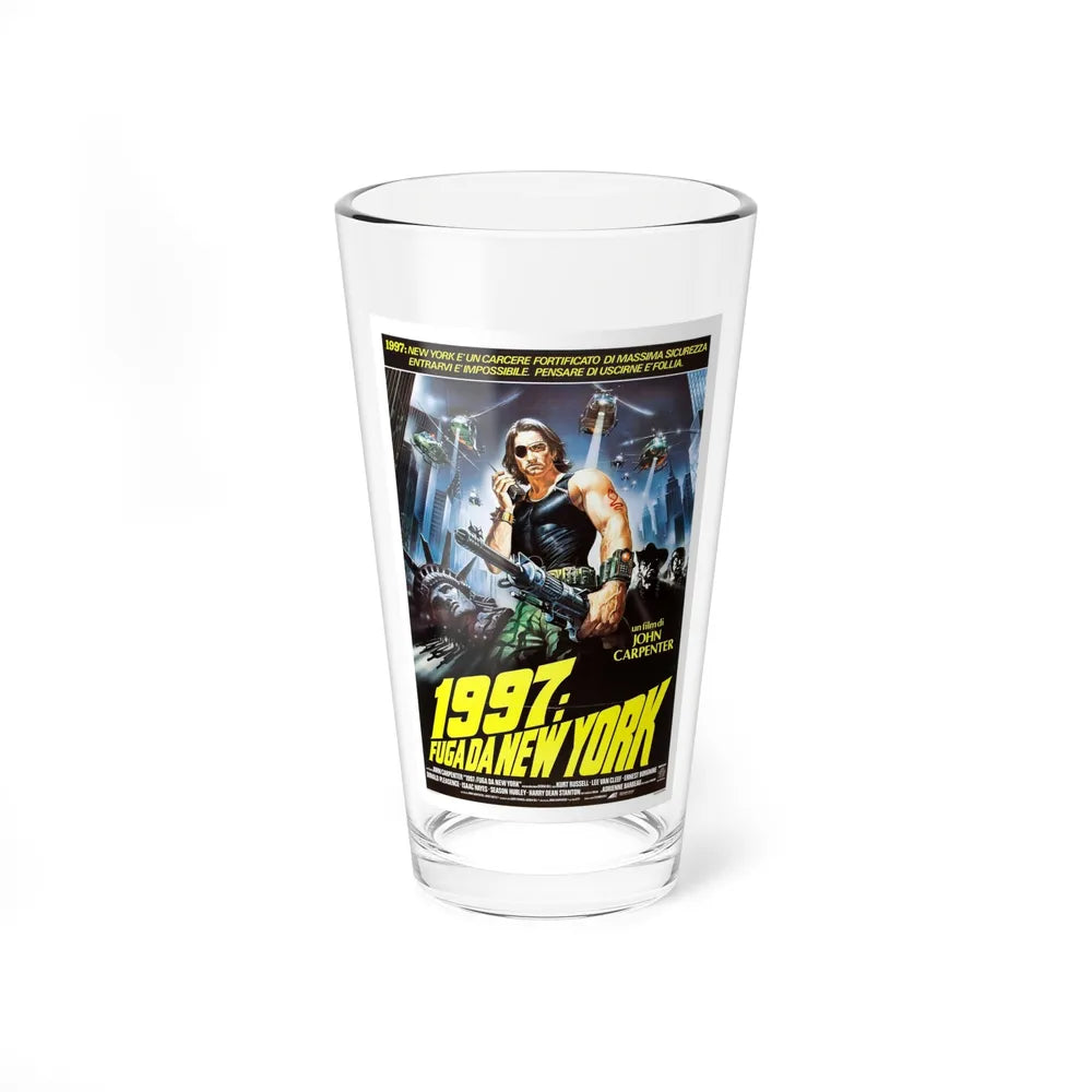 ESCAPE FROM NEW YORK (SPANISH) 1981 Movie Poster - Pint Glass 16oz-16oz-Go Mug Yourself