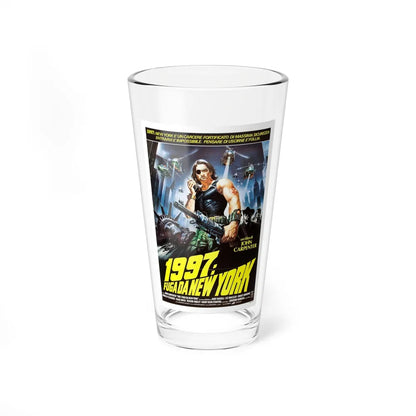 ESCAPE FROM NEW YORK (SPANISH) 1981 Movie Poster - Pint Glass 16oz-16oz-Go Mug Yourself