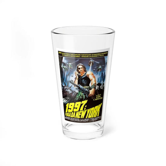 ESCAPE FROM NEW YORK (SPANISH) 1981 Movie Poster - Pint Glass 16oz-16oz-Go Mug Yourself