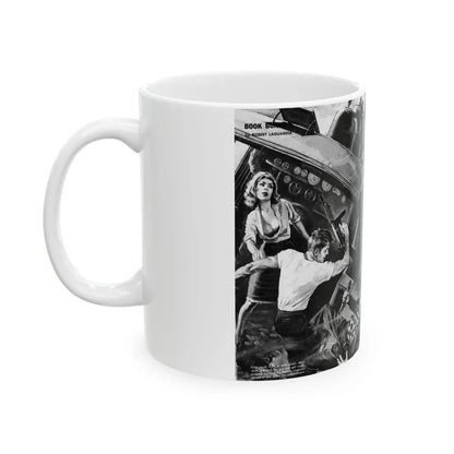 Escape From Russia's Dragnet, Bluebook Magazine, August 1963 - White Coffee Mug - Go Mug Yourself
