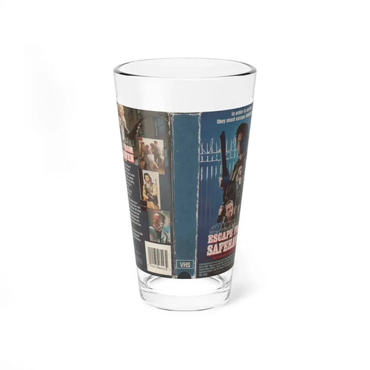 ESCAPE FROM SAFEHAVEN (VHS COVER) Pint Glass 16oz 16oz - Go Mug Yourself