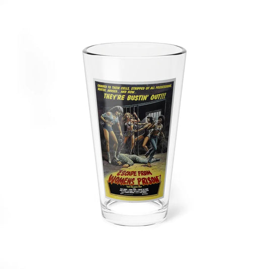 ESCAPE FROM WOMENS PRISON 1978 Movie Poster - Pint Glass 16oz-16oz-Go Mug Yourself