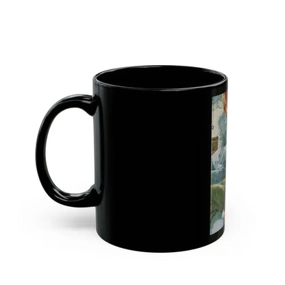 Escape!, Good Housekeeping, August 1971 - Black Coffee Mug - Go Mug Yourself