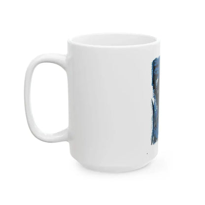 Escape in Athens, Saga, December 1954 - White Coffee Mug - Go Mug Yourself
