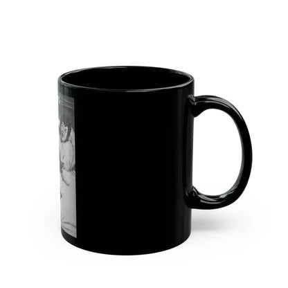 Escape Of Hitler's Lover Boy, World of Men, December 1963 - Black Coffee Mug - Go Mug Yourself