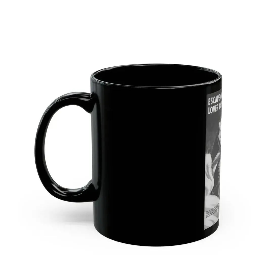 Escape Of Hitler's Lover Boy, World of Men, December 1963 - Black Coffee Mug - Go Mug Yourself