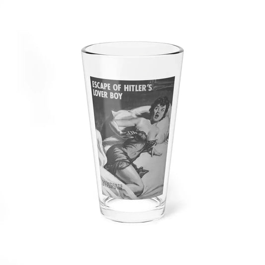 Escape Of Hitler's Lover Boy, World of Men, December 1963 - Pint Glass 16oz 16oz - Go Mug Yourself