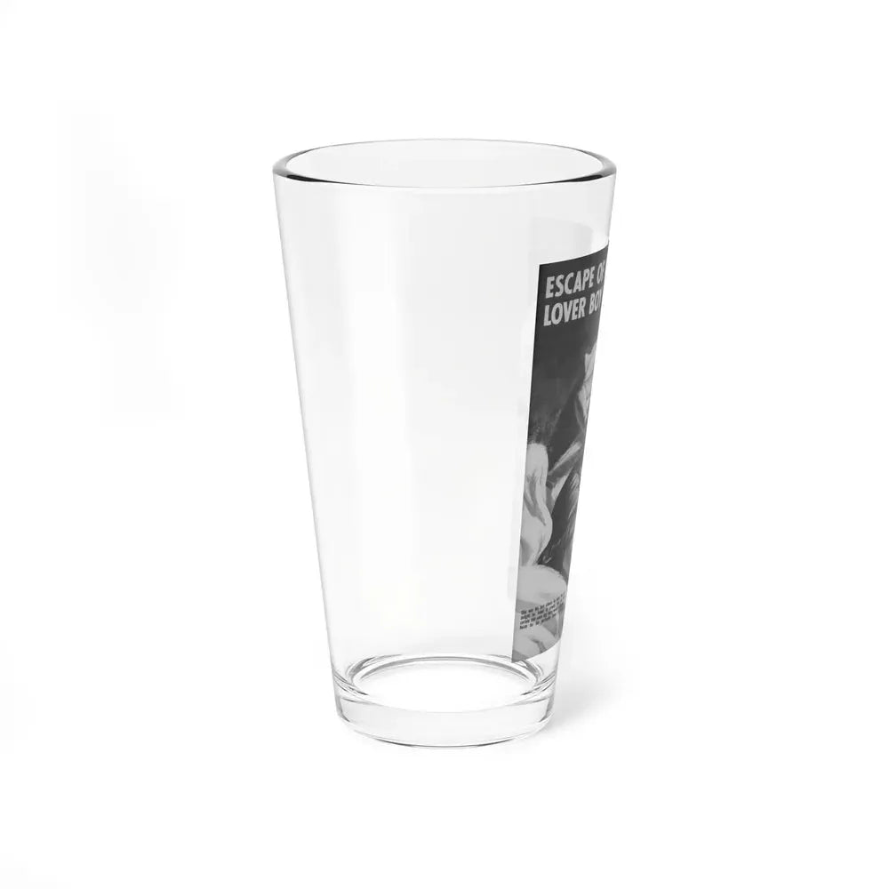 Escape Of Hitler's Lover Boy, World of Men, December 1963 - Pint Glass 16oz - Go Mug Yourself