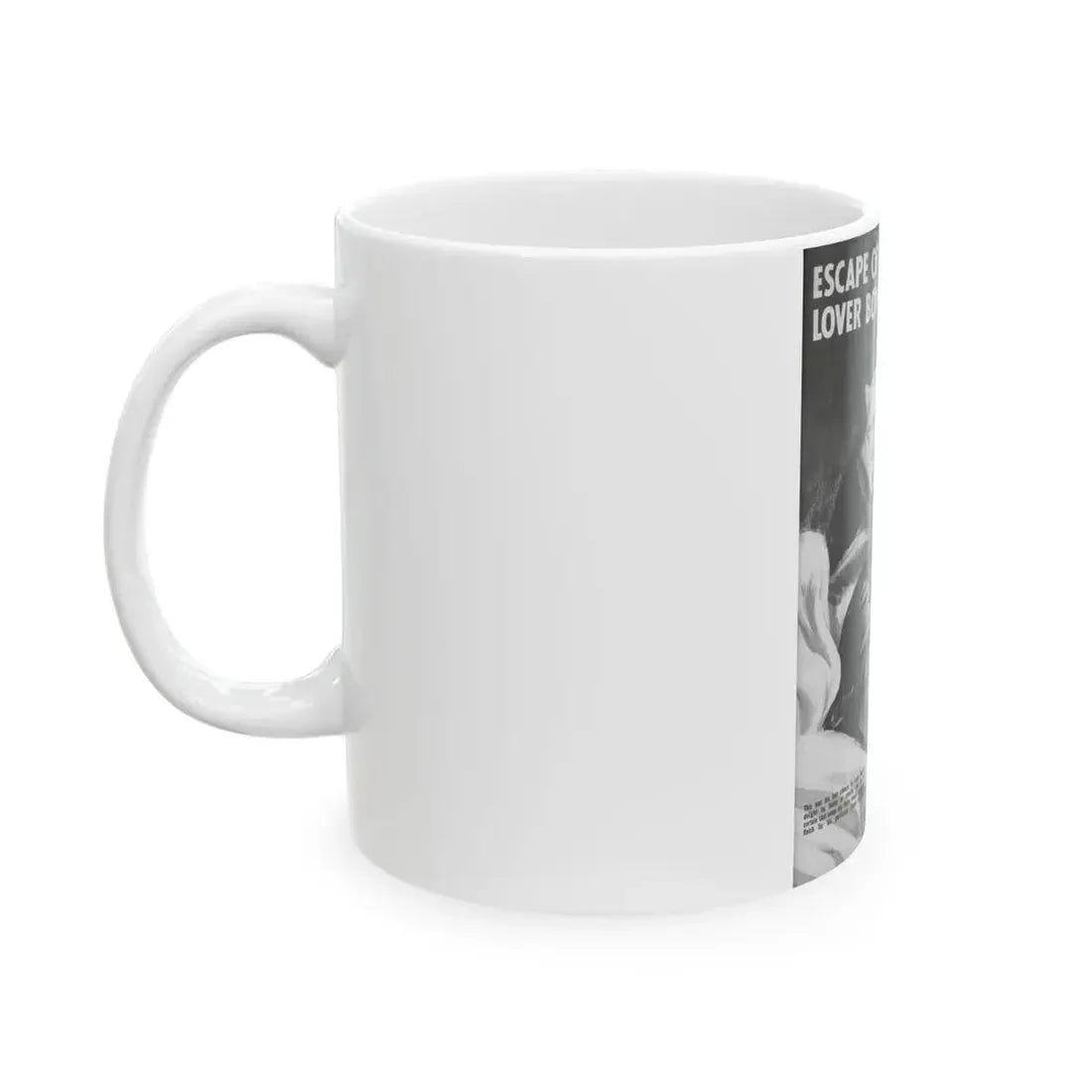 Escape Of Hitler's Lover Boy, World of Men, December 1963 - White Coffee Mug - Go Mug Yourself
