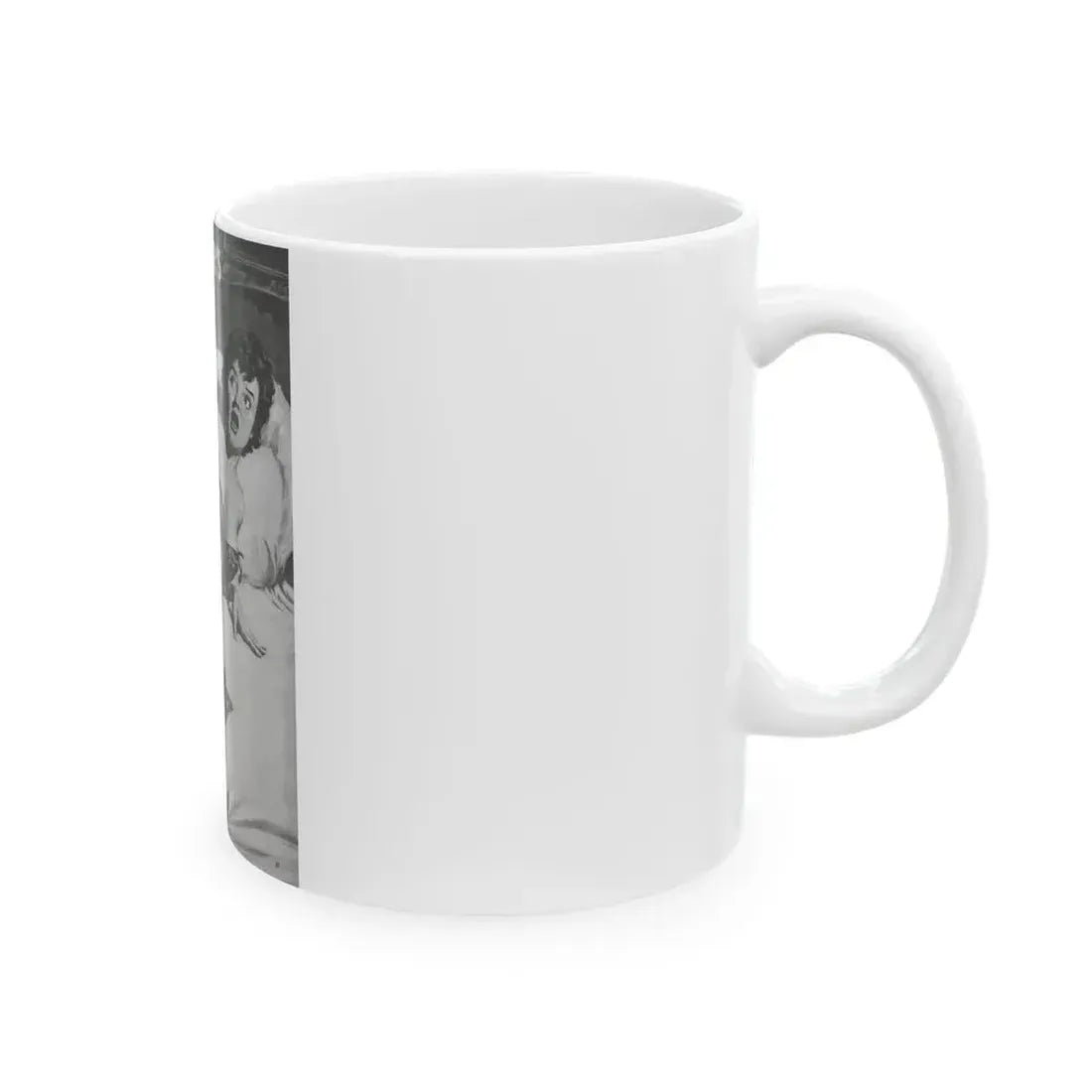 Escape Of Hitler's Lover Boy, World of Men, December 1963 - White Coffee Mug - Go Mug Yourself